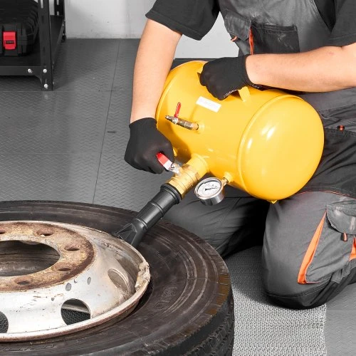VEVOR Padangų borto sėdynintuvas, 5 gal / 18,9 l, 87–116 PSI, geltonas
