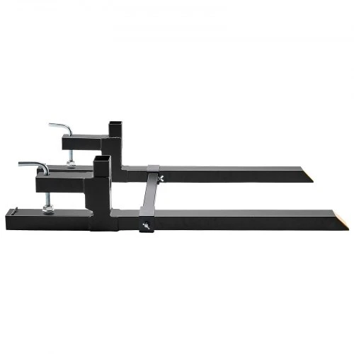 Koduva VEVOR padėklų šakės, 907,2kg užspaudžiamos, 109,2 cm, su reguliuojama stabilizavimo sija