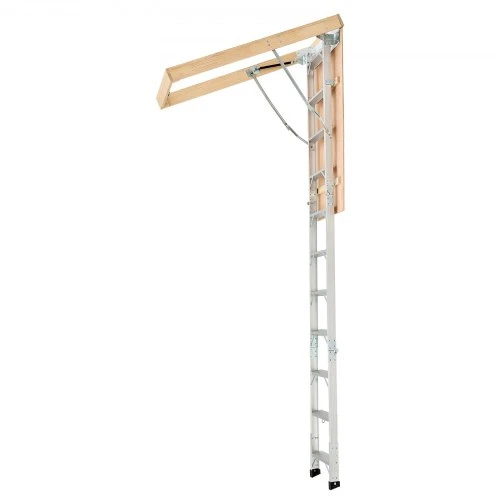 VEVOR Palėpės kopėčios, 375 lbs / 170 kg, reguliuojamas aukštis 9,8–10,3 ft / 3–3,13 m