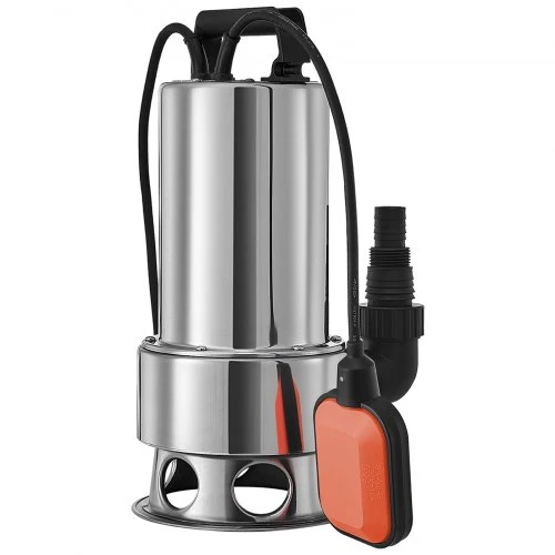 VEVOR Panardinamasis purvo vandens siurblys, 1300 W, 20000 l/h, 10 m laidas, automatinis plūdinis jungiklis