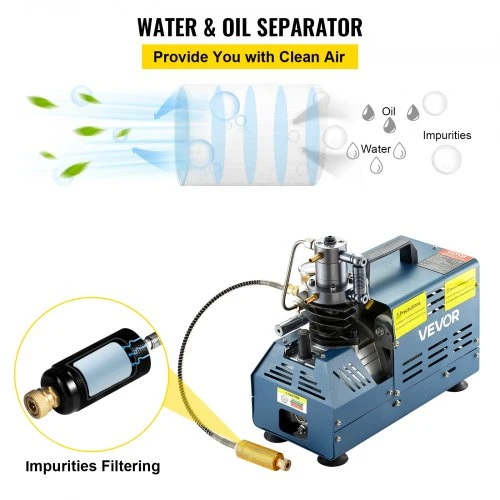 Koduva VEVOR PCP oro kompresorius, 1800 W, 220 V, 30 MPa