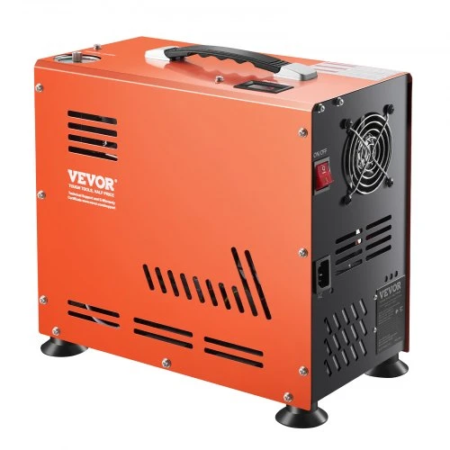 Koduva VEVOR PCP oro kompresorius, 800 W dviejų cilindrų, 4500 PSI/30 MPa, su aušinimo ventiliatoriumi ir automatiniu sustabdymu
