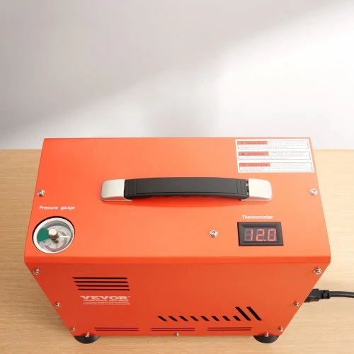 Koduva VEVOR PCP oro kompresorius, 800 W dviejų cilindrų, 4500 PSI/30 MPa, su aušinimo ventiliatoriumi ir automatiniu sustabdymu