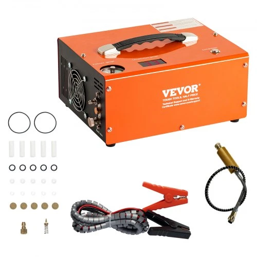 Koduva VEVOR PCP oro kompresorius SS-PAC02B, 4500 PSI, DC12V / AC230V