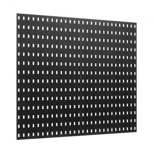 Koduva VEVOR perforuota lenta, 11 x 11 col., plastikinė, 4 panelės, su priedais, juoda