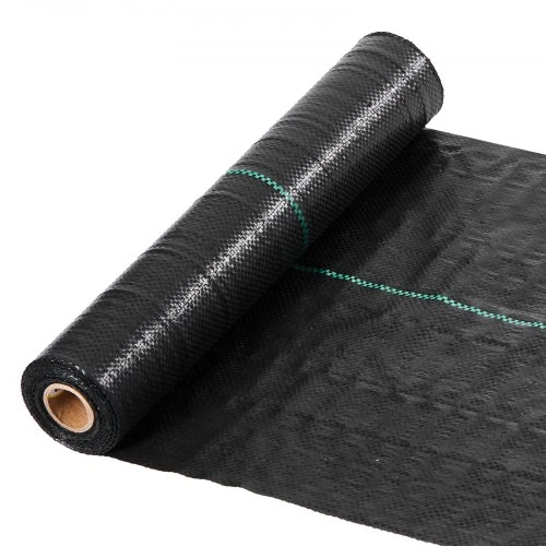 Koduva VEVOR piktžolių barjerinis audinys, 1,4 x 50 ft, 3,2 oz, juodas