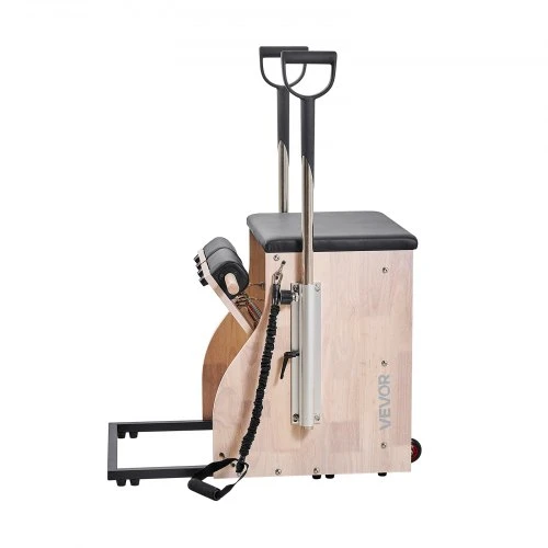 VEVOR Pilates kėdė su padalintais pedalais ir rankenomis, buko medienos rėmas