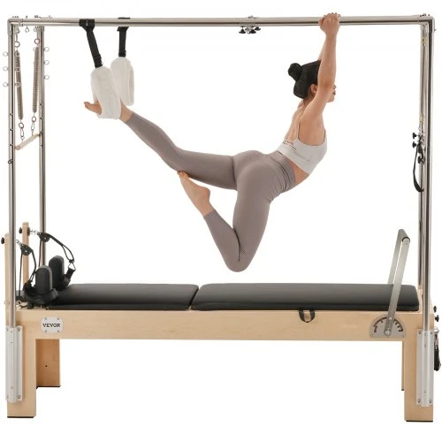 VEVOR Pilates reformeris, medinis, 233 x 77,6 x 78,2 cm
