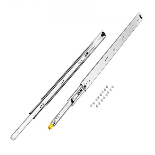 VEVOR Pilno ištraukimo stalčiaus bėgeliai, su užraktu, 35 col. / 900 mm, 250 lbs