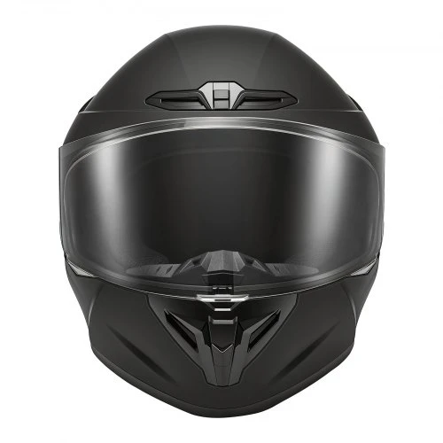 VEVOR Pilno veido motociklo šalmas, M dydis, ABS, su skaidriu skydeliu