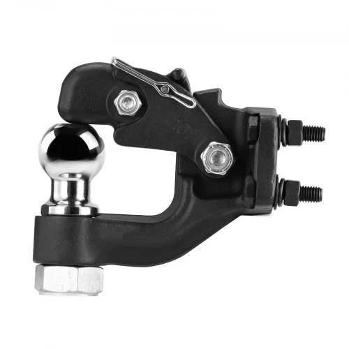 VEVOR Pintle hook HSHTG-02SQ, 2 colių prikabinimo rutulys, juodas