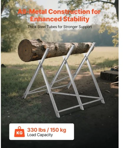 VEVOR Pjūklo ožys, sulankstomas, 149,7kg keliamoji galia, plieno
