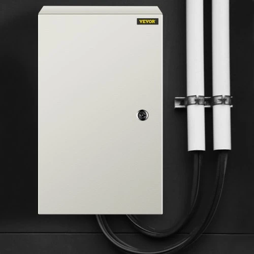 VEVOR Plieninė elektros spinta NEMA 4X, 50,8 x 30,5 x 25,4 cm, IP66, su montavimo plokšte