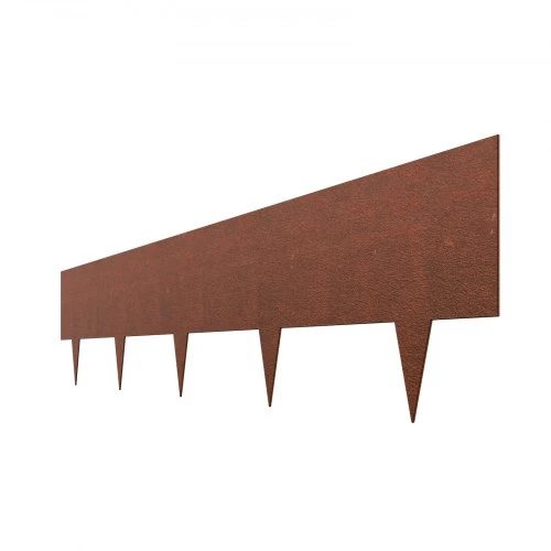 VEVOR Plieninė kraštinė kraštovaizdžiui, 6 vnt., 40 x 8 col., rūdims atspari, lenkiama, su „Shark Spike“