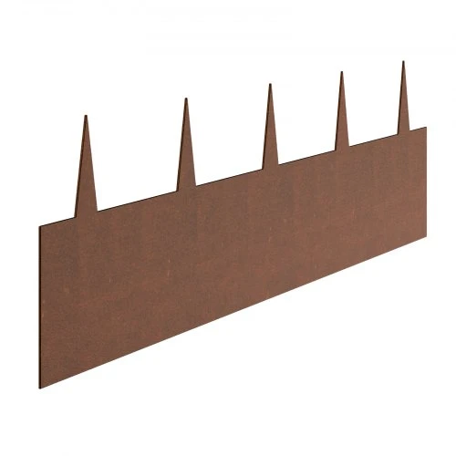 VEVOR Plieninė kraštinė kraštovaizdžiui, 6 vnt., 40 x 8 col., rūdims atspari, lenkiama, su „Shark Spike“