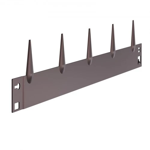 VEVOR Plieninė kraštinė vejos apdaila, 5 vnt., 39 x 3 col., ruda