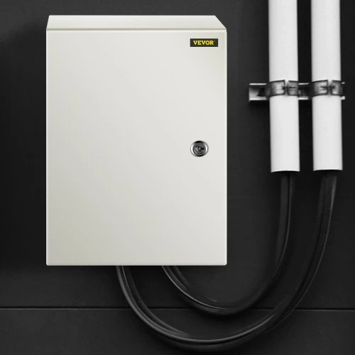 VEVOR Plieninis elektros korpusas NEMA 4X, 40 x 30 x 20 cm, IP66, su montavimo plokšte