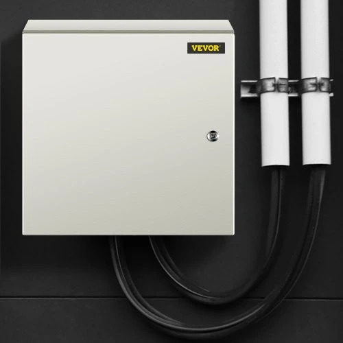 VEVOR Plieninis elektros spintos korpusas, 50 x 50 x 15 cm, NEMA 4X, IP66, su montavimo plokšte