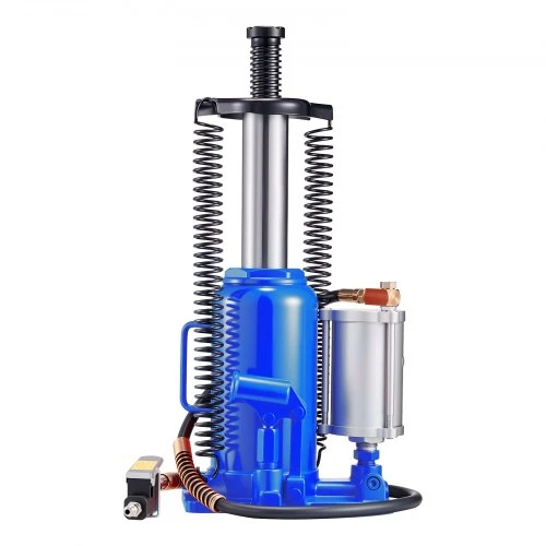 VEVOR Pneumatinis ir rankinis hidraulinis butelinis keltuvas, 20 t, 260–495 mm
