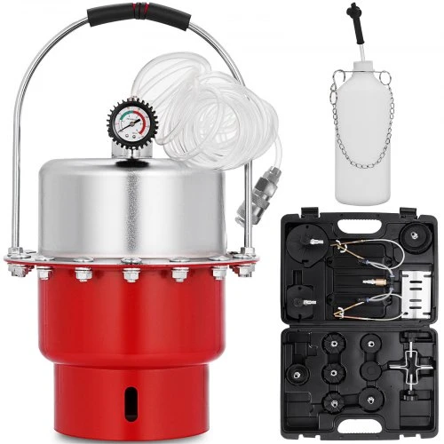 VEVOR Pneumatinis stabdžių skysčio nuleidimo įrankių rinkinys, 1,3 gal (5 l), 10–40 PSI