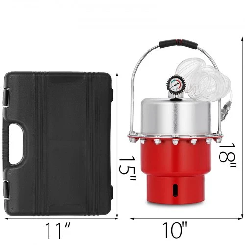 VEVOR Pneumatinis stabdžių skysčio nuleidimo įrankių rinkinys, 1,3 gal (5 l), 10–40 PSI