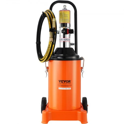 VEVOR Pneumatinis tepalo siurblys, 3 gal. 12 l, 50:1, su 13 pėdų žarna ir ratukais