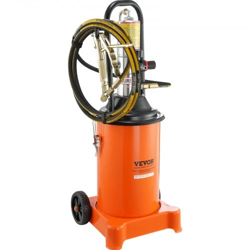 VEVOR Pneumatinis tepalo siurblys, 3 gal. 12 l, 50:1, su 13 pėdų žarna ir ratukais