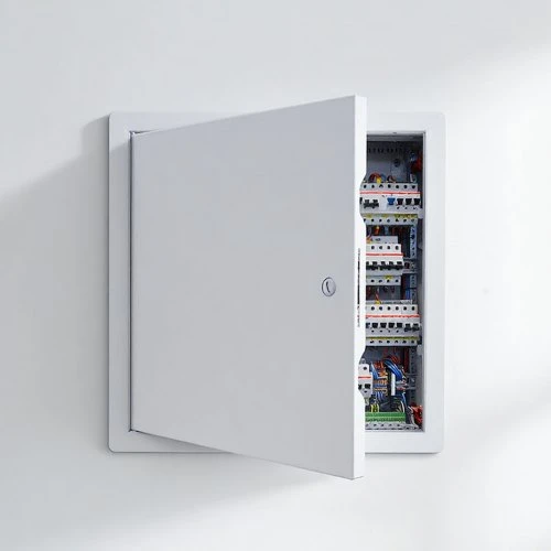 Koduva VEVOR prieigos panelė gipskartoniui, 34x34 cm, cinkuoto plieno, balta