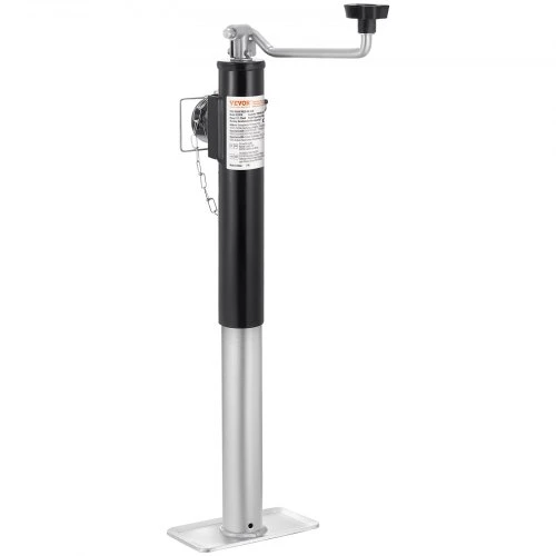 VEVOR Priekabos domkratas, 2000 lbs dinaminė apkrova, suvirinamas pasukamas, 10" eiga
