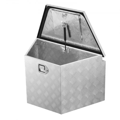 Koduva VEVOR priekabos grąžulo dėžė, 838 x 483 x 457 mm aliumininė įrankių dėžė su užraktu ir raktais