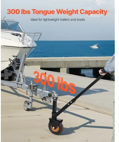 VEVOR Priekabos manevravimo vežimėlis QYC300-VB, 136 kg, su 47,6 mm ir 50,8 mm rutuliais