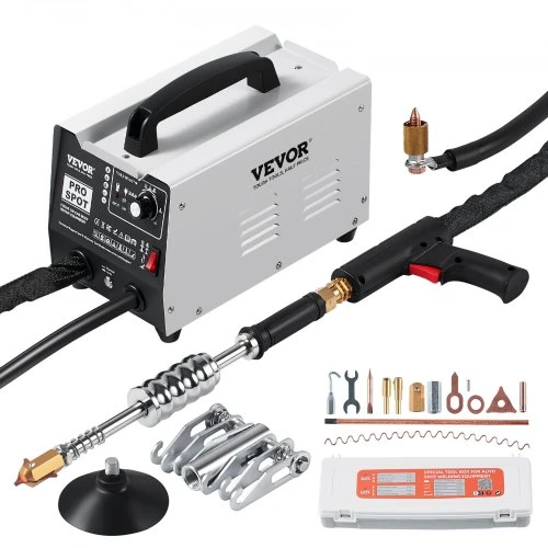 Koduva VEVOR PRO studų suvirinimo ir įlenkimų taisymo rinkinys, 1800 W, automatinis / rankinis suvirinimas, 7 režimai