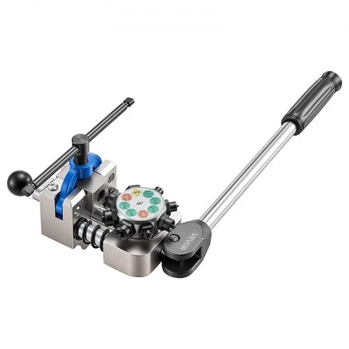 VEVOR Profesionalus stabdžių linijos užspaudimo įrankis, 45° dvigubo ir burbulinio užspaudimo rinkinys 3/16", 1/4", 5/16", 3/8" vamzdžiams
