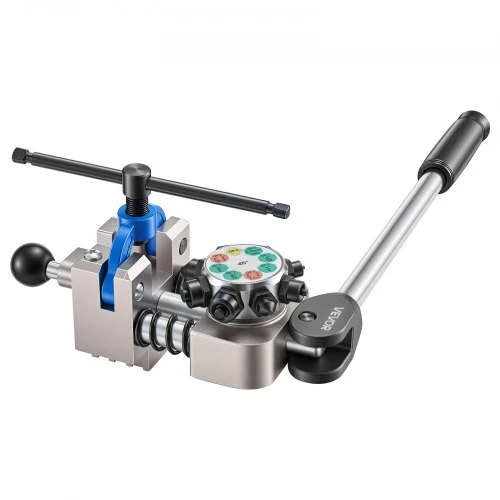 VEVOR Profesionalus stabdžių linijos užspaudimo įrankis, 45° dvigubo ir burbulinio užspaudimo rinkinys 3/16", 1/4", 5/16", 3/8" vamzdžiams