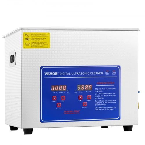 VEVOR Profesionalus ultragarsinis valiklis, 10 l, 304 nerūdijantis plienas, 40 kHz