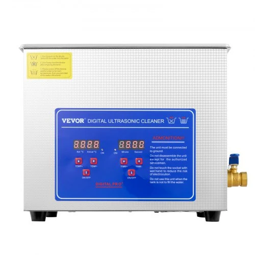 VEVOR Profesionalus ultragarsinis valiklis, 10 l, 304 nerūdijantis plienas, 40 kHz