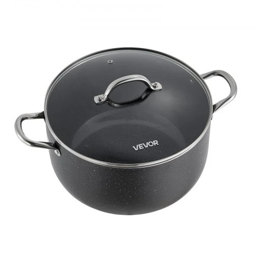 Koduva VEVOR puodas LY-12QT, 11,4 l, aliuminis, su stikliniu dangčiu