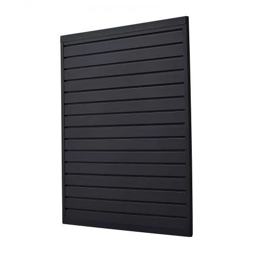 Koduva VEVOR PVC slatwall panelė garažui, 4 x 4 ft, juoda, modulinė