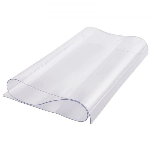 VEVOR PVC stalo apsauga, 16 x 32 col. / 406,4 x 812,8 mm, 1,5 mm, skaidri
