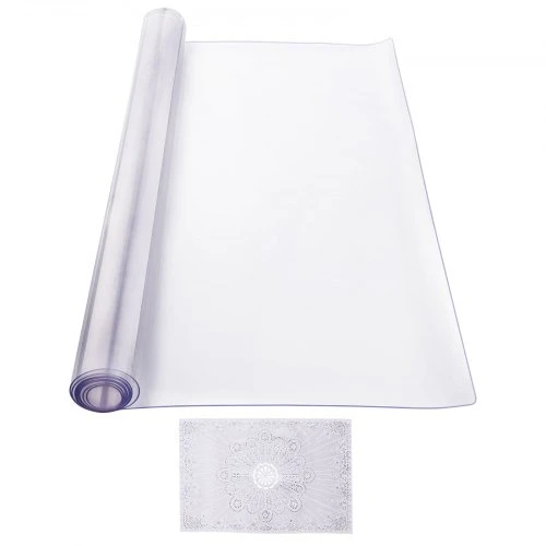 VEVOR PVC stalo apsauga, 24 x 48 col. / 609,6 x 1219 mm, 2,0 mm, skaidri