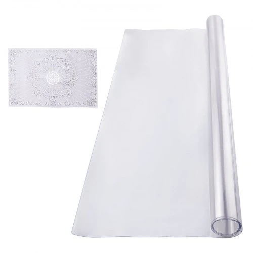 VEVOR PVC stalo apsauga, skaidri, 1372 x 1372 mm, 1.5 mm