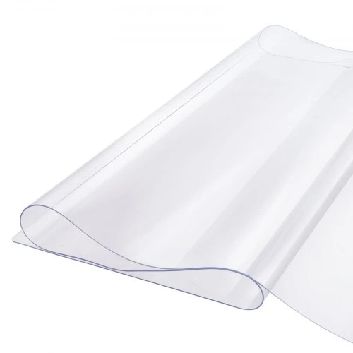 VEVOR PVC stalo apsauga, stačiakampė, skaidri, 106,7 x 243,8 cm, 1,5 mm