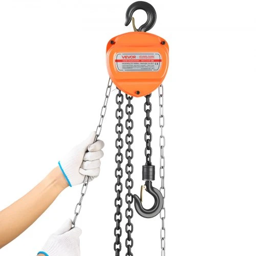 VEVOR Rankinė grandininė talė, 1/2 t, 3 m, oranžinė