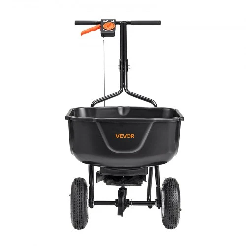 VEVOR Rankinis barstytuvas, 60 lbs talpa, 0–9,8 ft barstymo plotis, 8 colių pneumatinės padangos