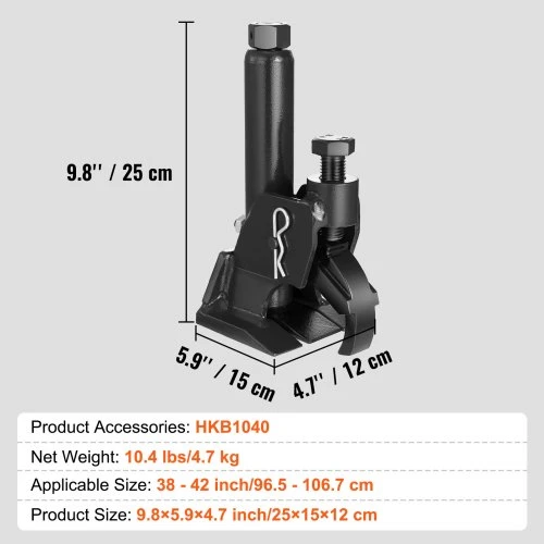VEVOR Rankinis padangos borto atskyrimo įrankis, 96,5–106,7 mm