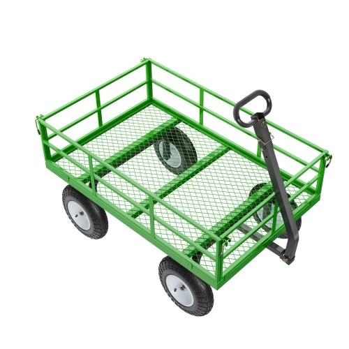 VEVOR Rankinis plieno sodo vežimėlis, juodas ir žalias, V1200G, 544,31 kg