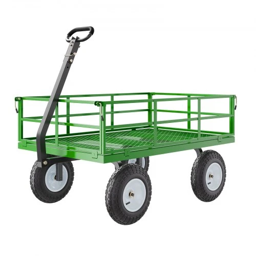 VEVOR Rankinis plieno sodo vežimėlis, juodas ir žalias, V1200G, 544,31 kg