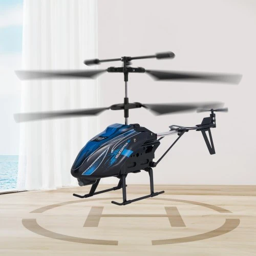 VEVOR RC sraigtasparnis, 2,4 GHz, 3,5 kanalo, 16 min skrydžio laikas, su aukščio palaikymu ir LED šviesomis