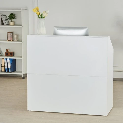 Koduva VEVOR recepcijos stalas, 1180 x 500 x 1115 mm, baltas