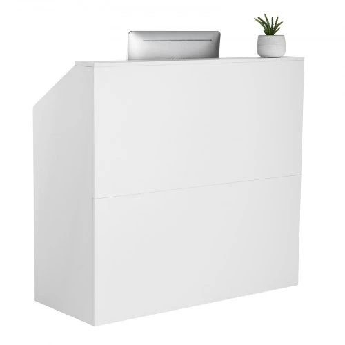 Koduva VEVOR recepcijos stalas, 1180 x 500 x 1115 mm, baltas